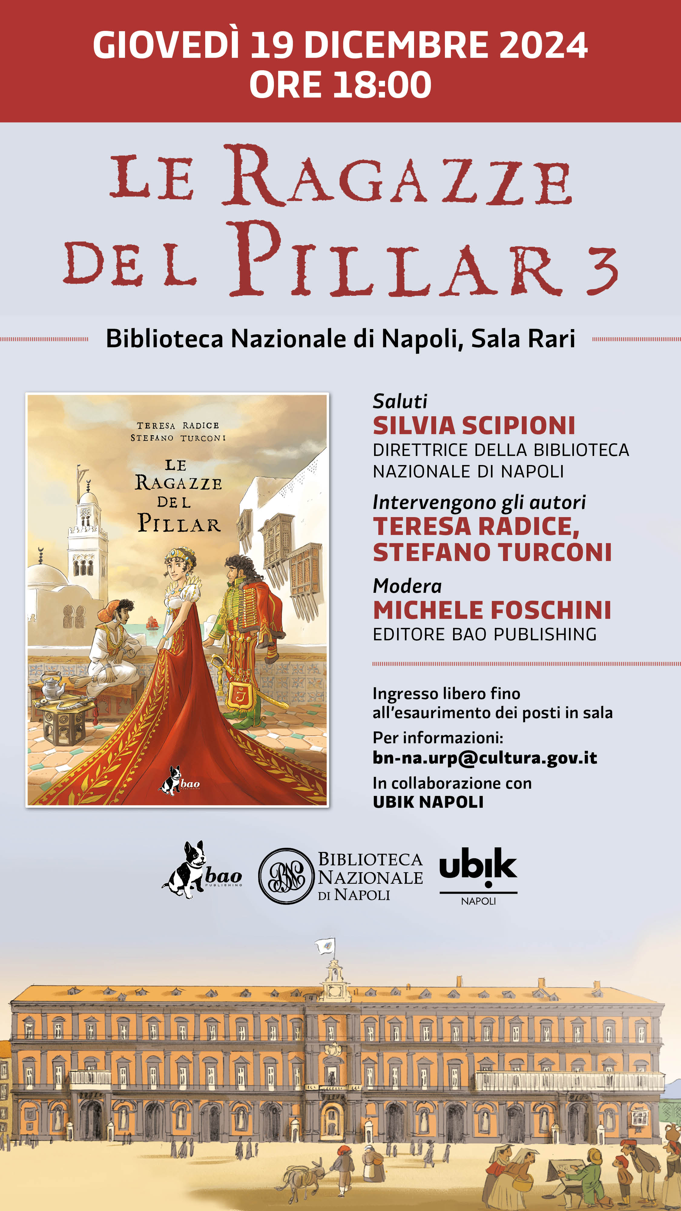 BIBLIOTECA NAZIONALE DI NAPOLI | Le ragazze del Pillar